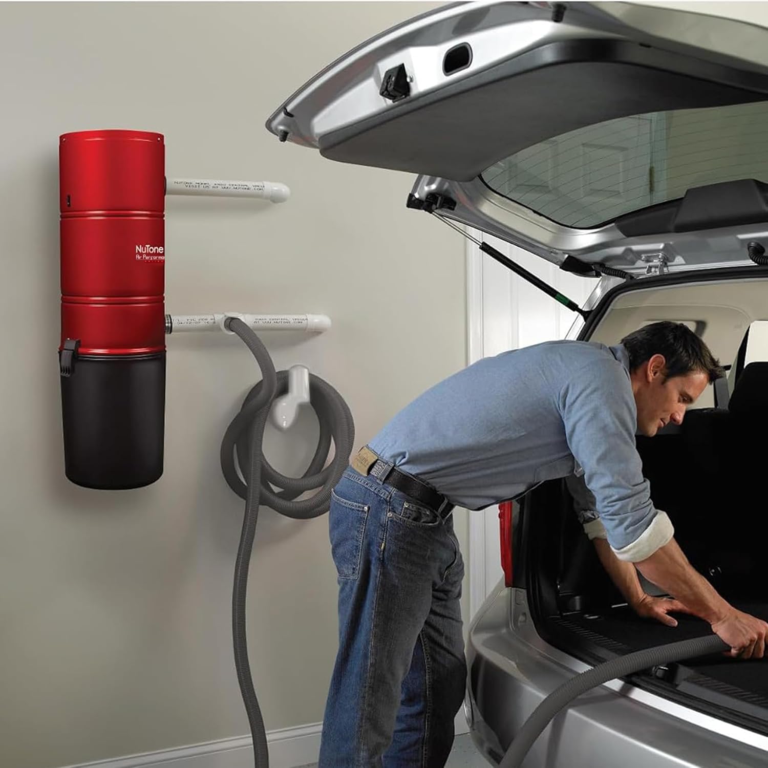 Drainvac Broan-nutone 550 Air watts Residential Central Vacuum System - Anti-Vibration, Powerful Suction