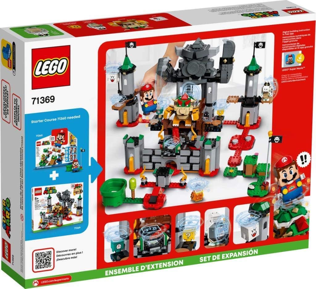 LEGO Super Mario Bowser’s Castle Boss Battle Expansion Set 71369 Building Kit