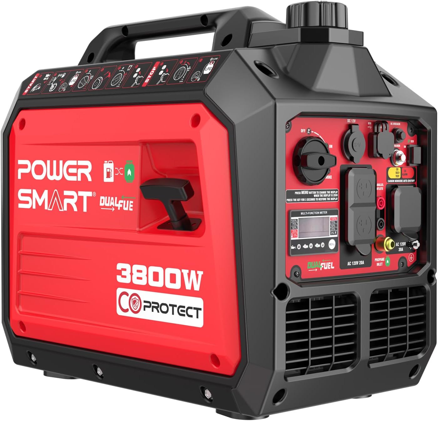 PowerSmart 2500 Watt Portable Inverter Generator for Camping