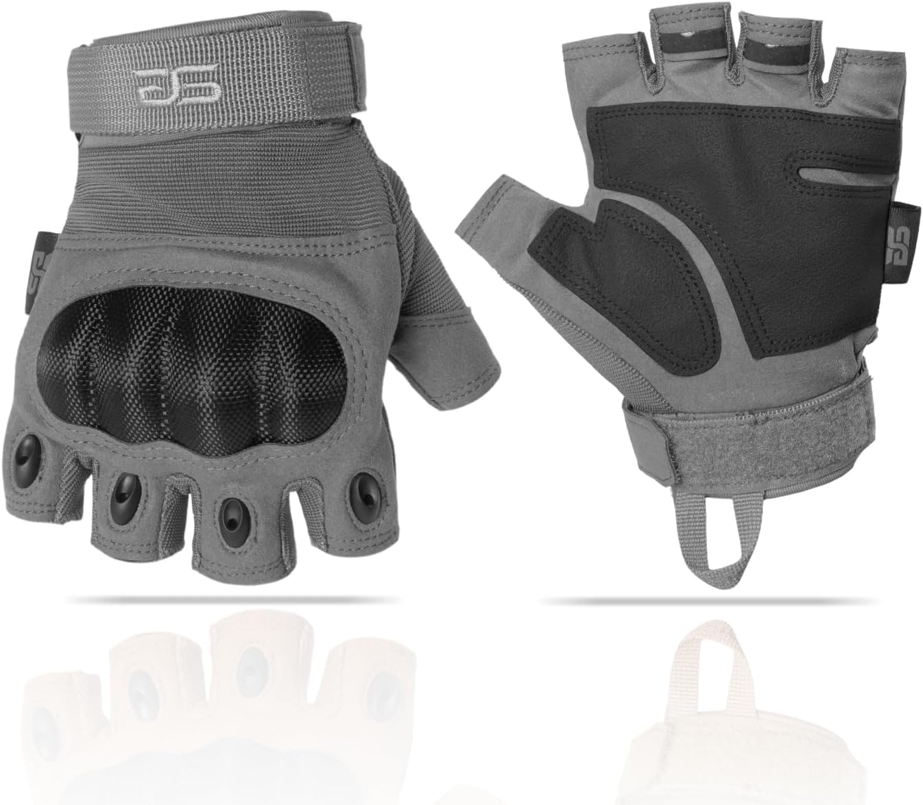Glove Station Fingerless Knuckle Motorcycle Gloves, TACHK200
