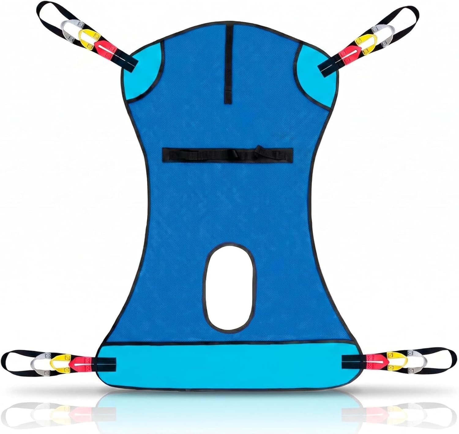 Vive Patient Lift Sling with Opening (400lb Capacity) - Lifting Aid Straps
