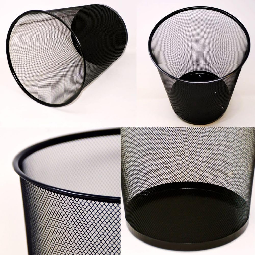Waste Paper Bin 19 L Wire Basket Waste Paper Bin Wire Bin Round