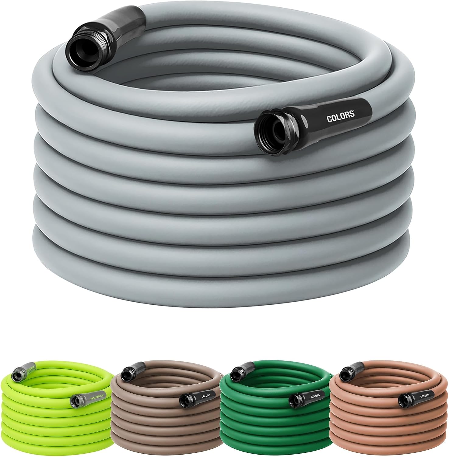 Flexzilla Garden Hose 5/8 in. x 50 ft., Lightweight All-Weather Water Hose, Durable and Flexible, Leak-Free Connections
