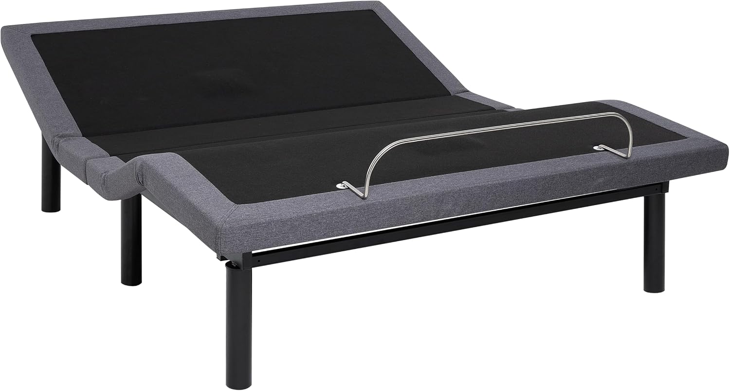 Naomi Home Idealbase Twin XL Adjustable Bed Frame with Lumbar Support | Twin Xl Adjustable Bed With Lumbar Support, Head & Foot Incline, Massage, Usb Ports, Wireless Remote & Zero Gravity