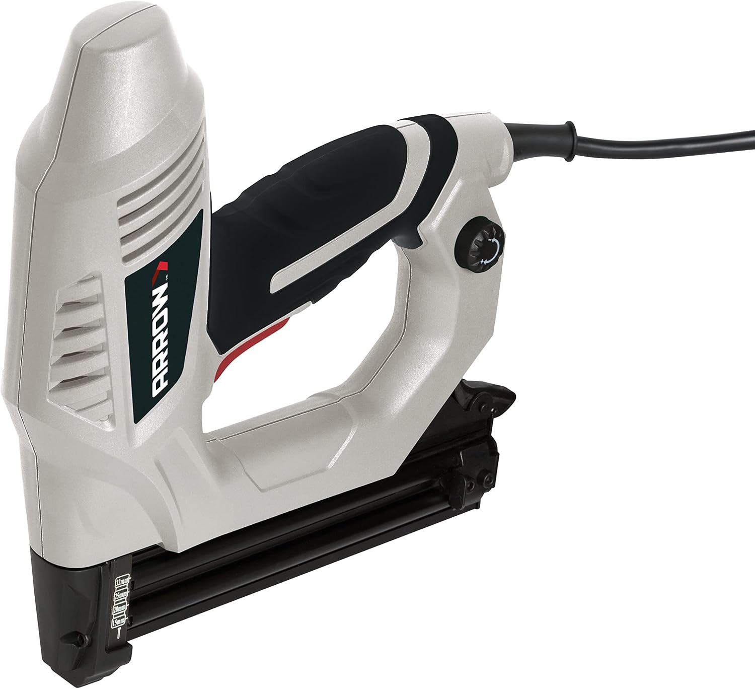 Arrow ET200BN Heavy Duty Electric Brad Nailer, Professional Nail Gun for Trim, Picture Frames, Crafts, Fencing, Uses Brad Nails in 5/8", 3/4", and 1"