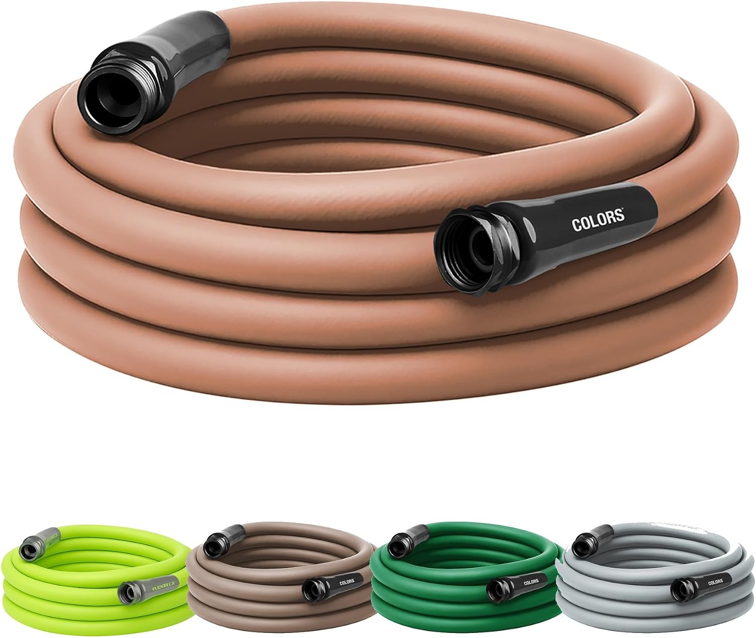 Flexzilla Garden Hose 5/8 in. x 50 ft., Lightweight All-Weather Water Hose, Durable and Flexible, Leak-Free Connections