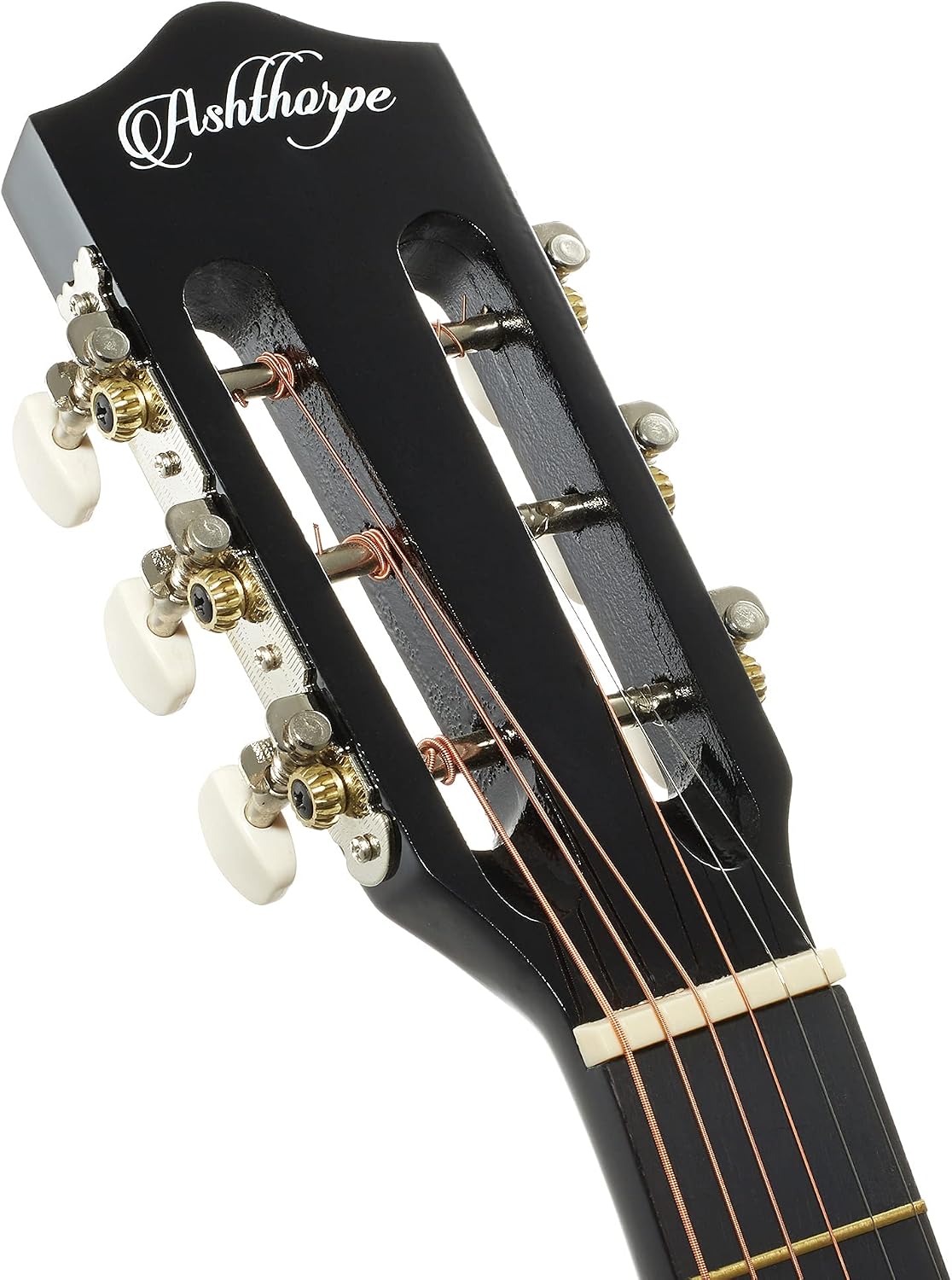 Ashthorpe 38-inch Beginner Acoustic Guitar (Red), Starter Kit with Gig Bag, Extra Strings, Strap, Picks, and Lessons