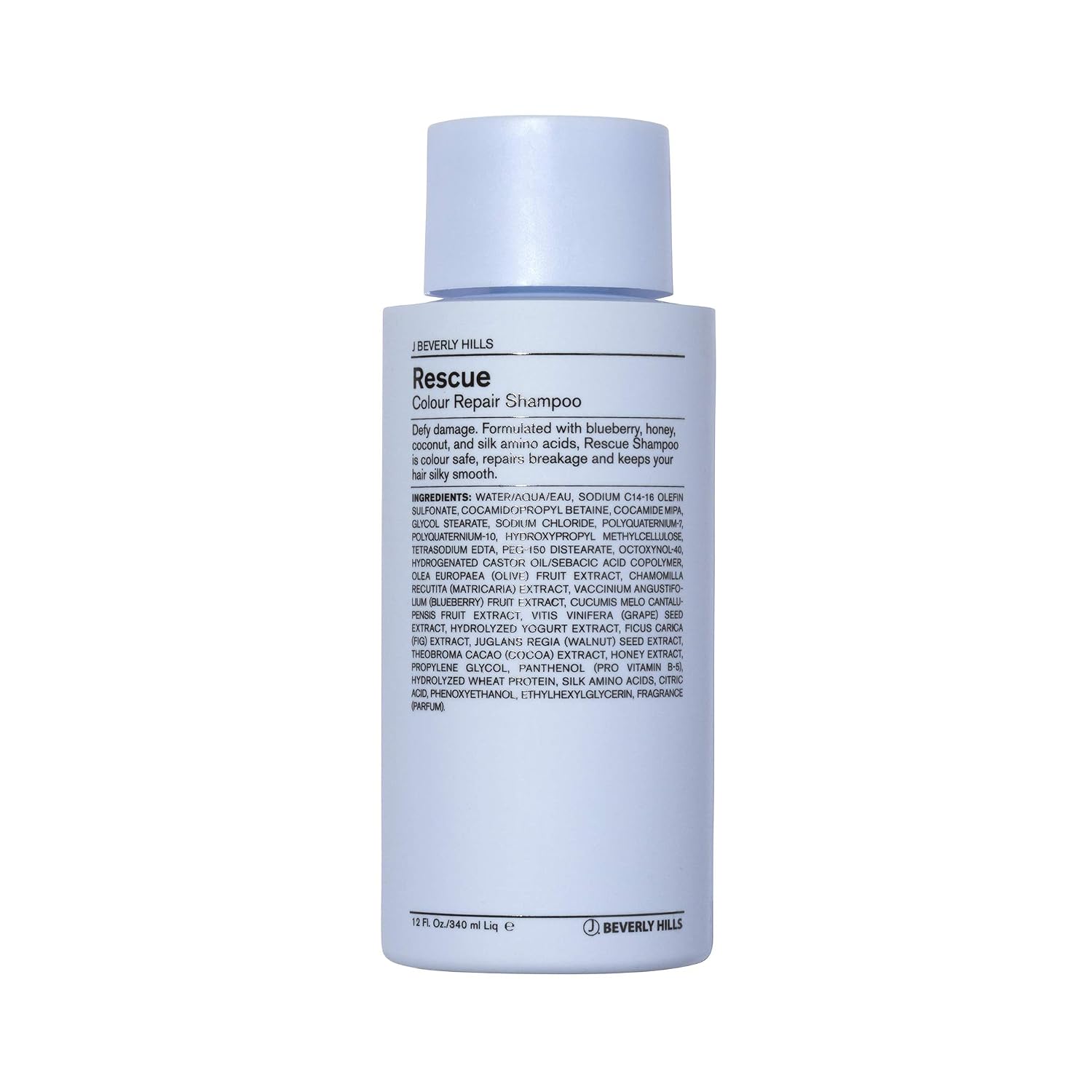 J Beverly Hills Blue Rescue Colour Repair Shampoo with Honey Extract for Hair Shine, (3 Oz, 12 Oz, 32 Oz)