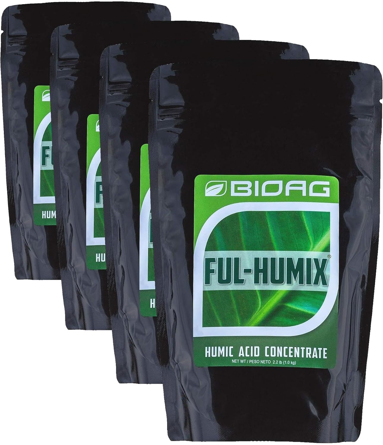 BIOAG Ful-Humix Organic Humic Acid Soil Dry Amendment, Increases Yield, Nutrient Uptake for All Plants, Lawn (1 kg)