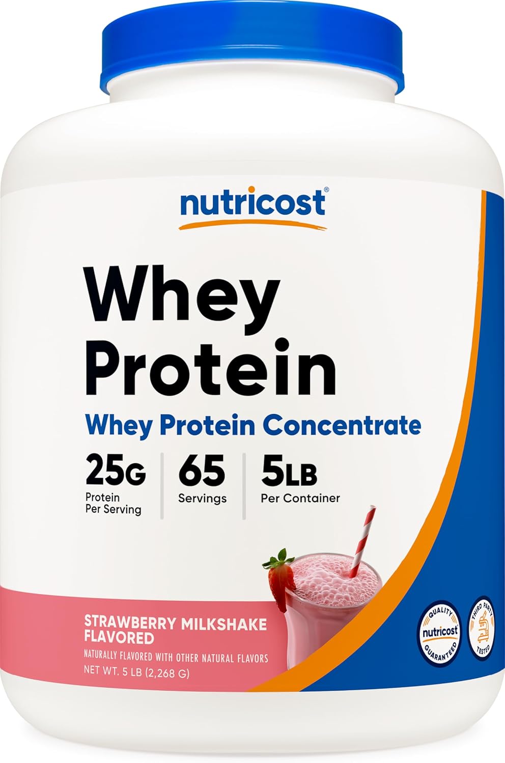 Nutricost Whey Protein Concentrate Powder (Unflavored) 2LBS, Gluten Free | GMO-Free
