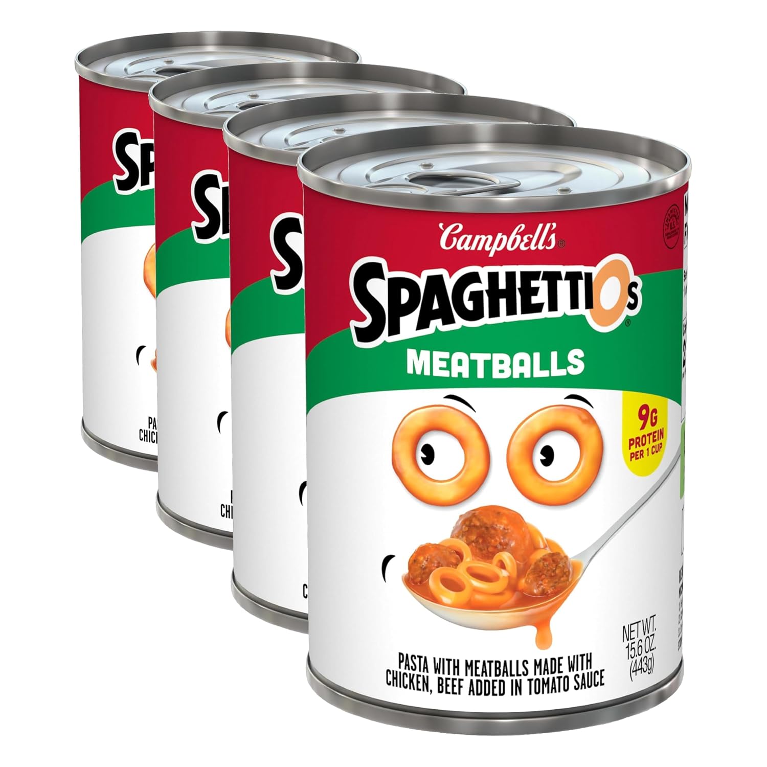 SpaghettiOs Original Canned Pasta, 15.8 oz Can (Pack of 4)
