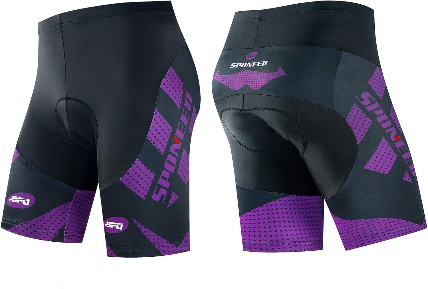 sponeed Men Bike Shorts Cushioned Biking Wear Gear Road Cycling Bottoms
