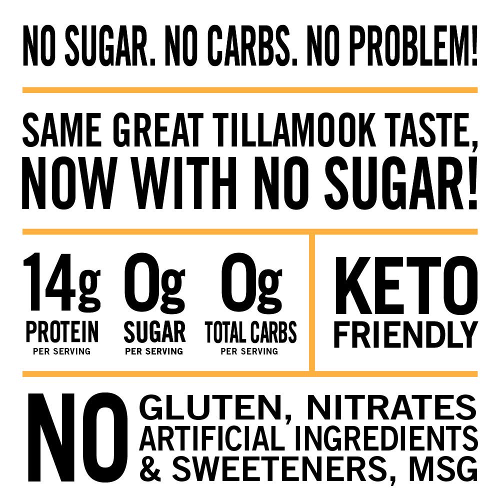 Tillamook Country Smoker Zero Sugar Keto Friendly Beef Jerky, Original, 2.2 Ounce