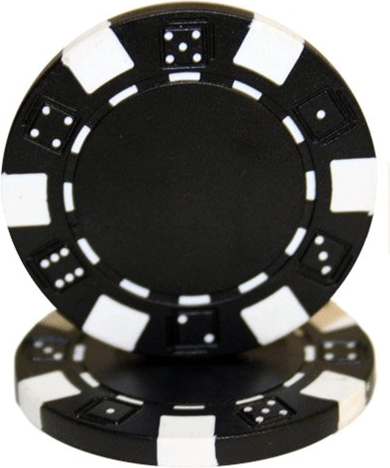 Brybelly 50 Clay Composite Striped Dice 11.5 Gram Poker Chips