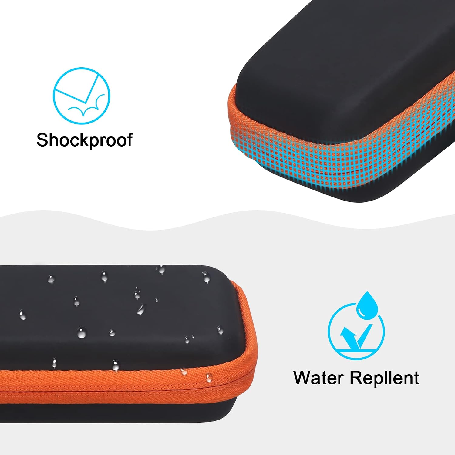 Lacdo Hard Carrying Case for SanDisk Extreme Pro/SanDisk Extreme Portable External SSD 500GB 1TB 2TB 4TB 8TB USB-C Solid State Drive EVA Shockproof