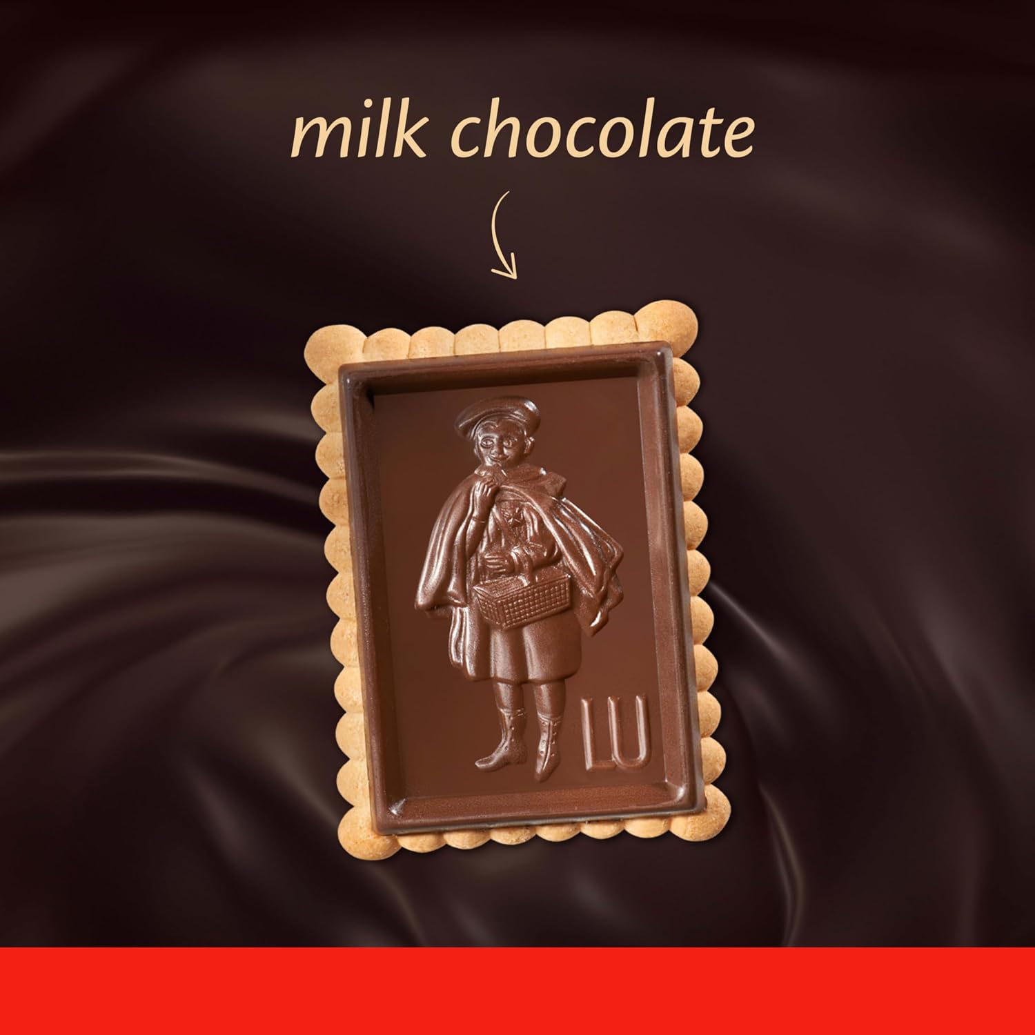 Lu Petit Ecolier European Milk Chocolate Biscuit Cookies, 5.29 oz | 6 Cookies Per Pack, Individually Wrapped