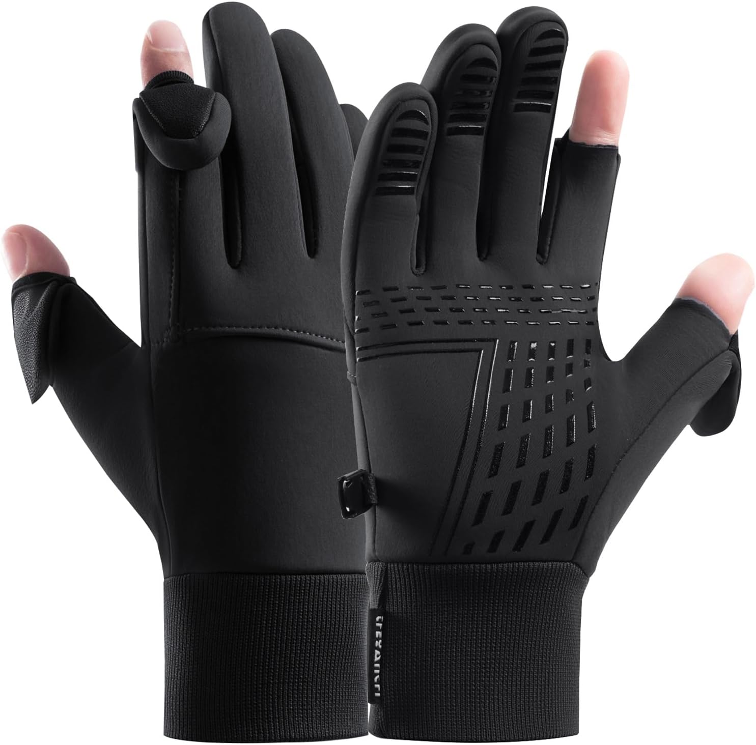 Azarxis Skeleton Gloves Adjustable Lightweight Racing Skull Sports Work Bone Gloves Anti-Slip Breathable for Men & Women Motorcycle, Cycling, Biking
