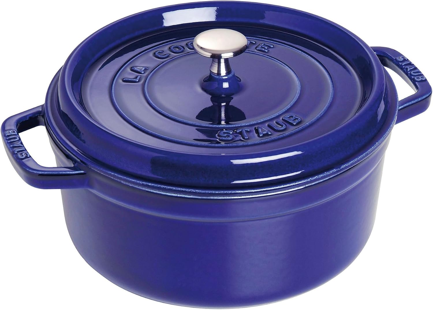 Staub Round Cocotte - 5.5Qt - Grenadine