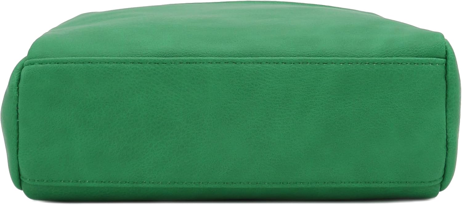 Triple Zip Small Crossbody Bag