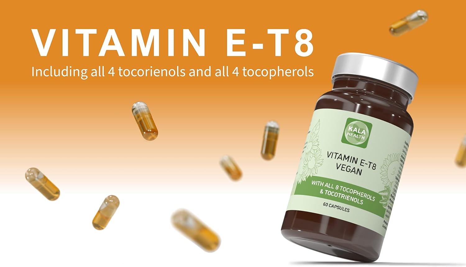 Unique Vegan Formula with All 8 Tocopherols and Tocotrienols Vitamin E – Contains no PAH’s, Heavy Metals
