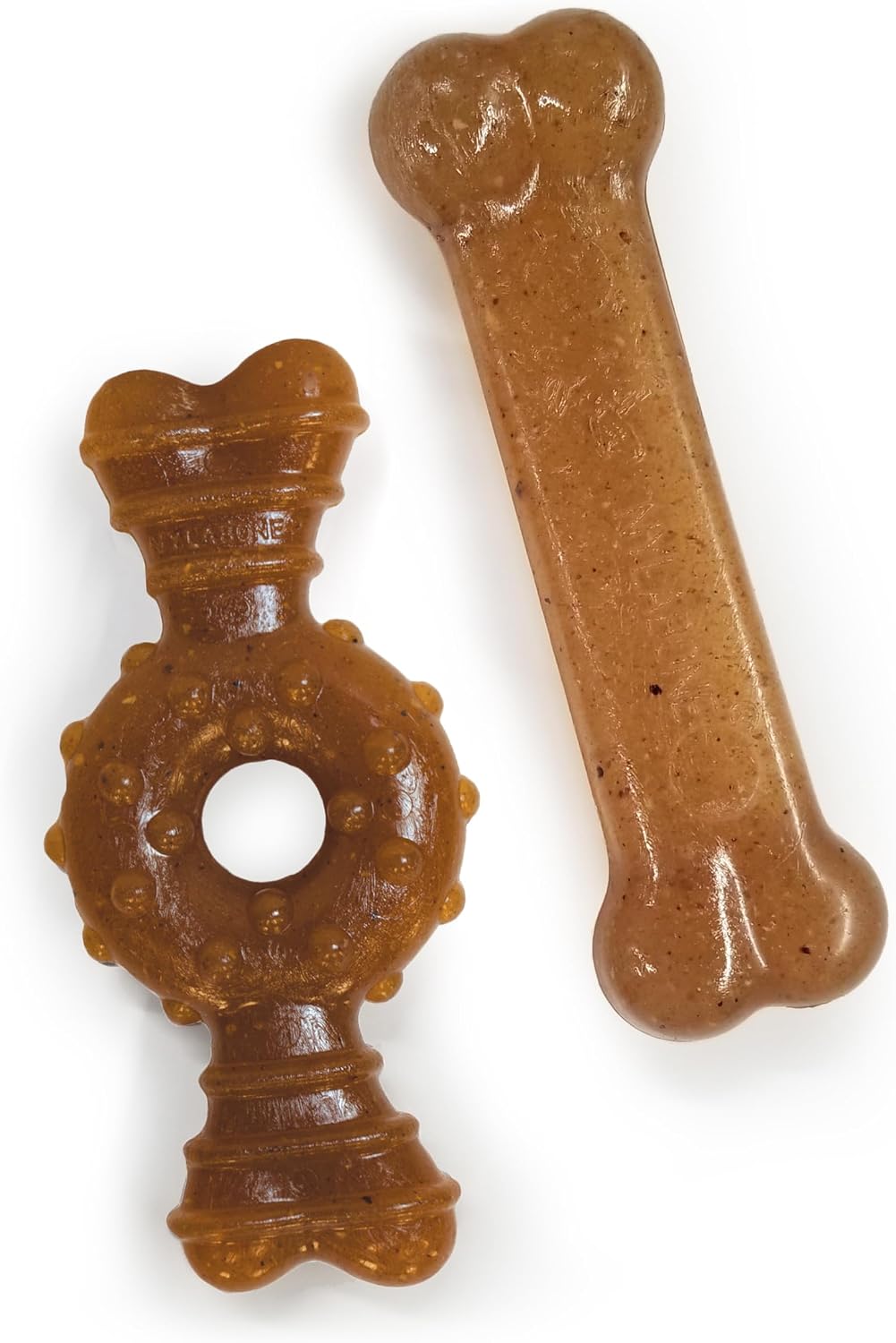 Nylabone Puppy Chew Teething Ring Bone Dog Toy, Chicken Flavor, X-Small | Soothing teething toys for puppies, puppy enrichment, & teething relief, freezable for added comfort, dogs up to 15 lbs