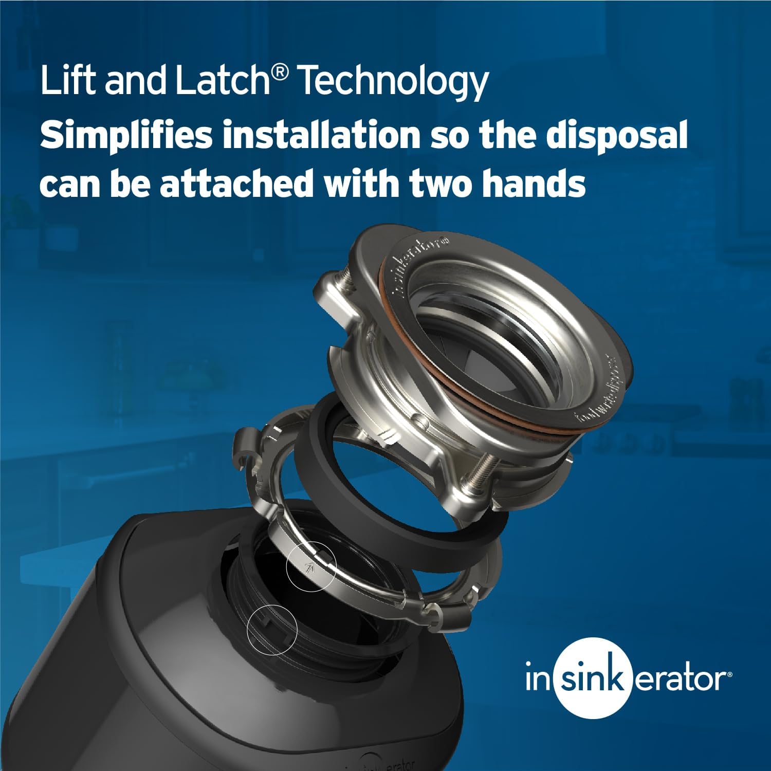 InSinkErator Badger 1 Garbage Disposal with Power Cord, Badger Series 1/3 HP Continuous Feed Food Waste Disposer