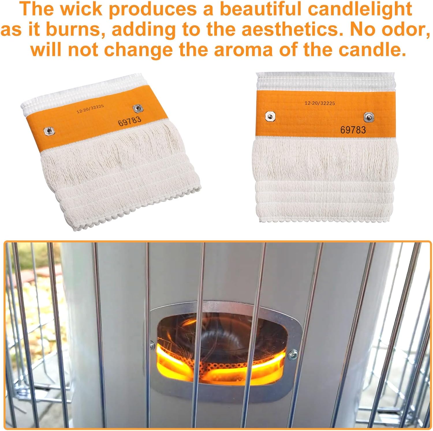 32225 Kerosene Heater Wick Replacement Indoor Heater Wicks | Fits for Kero World KW-24 (A-H), Dyna-Glo RMC-95C, DURAHEAT DH2300