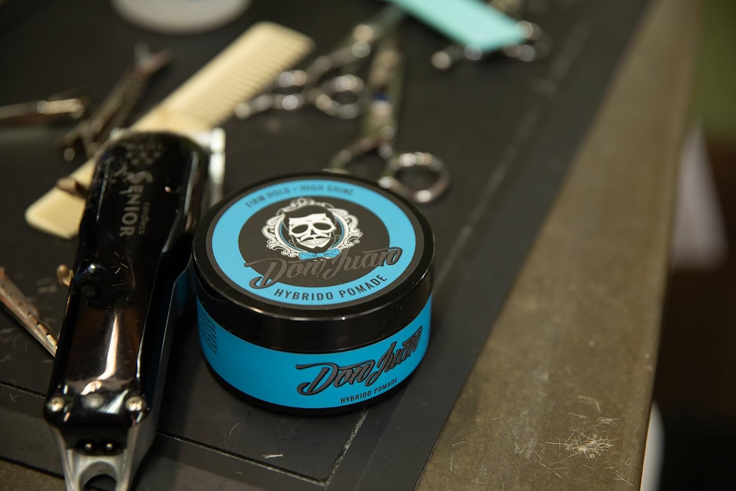 Don Juan Hybrido Pomade | Water Based | Strong Hold | High Shine | Natural Plant Extracts and Ocean Minerals | Summer Sea Breeze Scent, 4 oz.