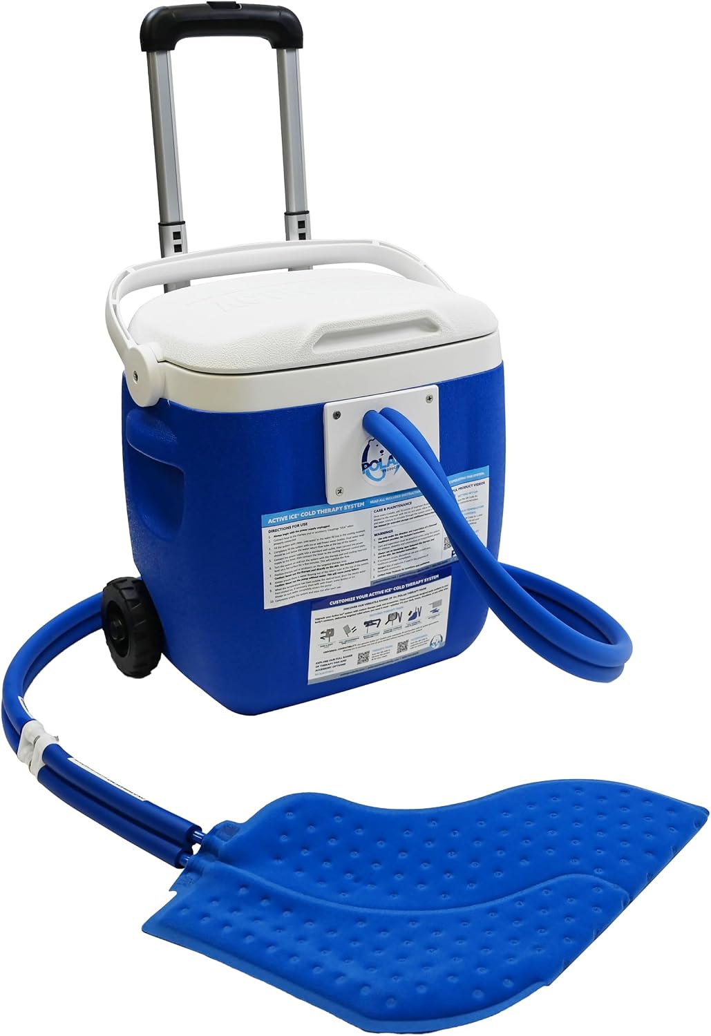 Polar Active Ice 3.0 Cold Therapy Ice Machine System w Programmable Timer, Shoulder Pad & Compression Wrap for Targeted Coverage