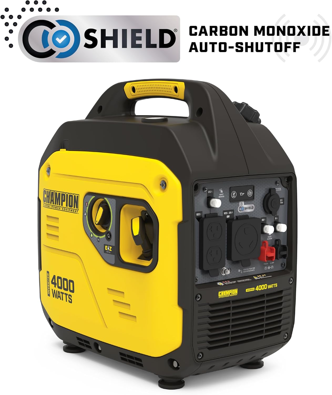 Champion Power Equipment 4000-Watt RV Ready Portable Inverter Generator with Quiet Technology and Free 3-Year Warranty