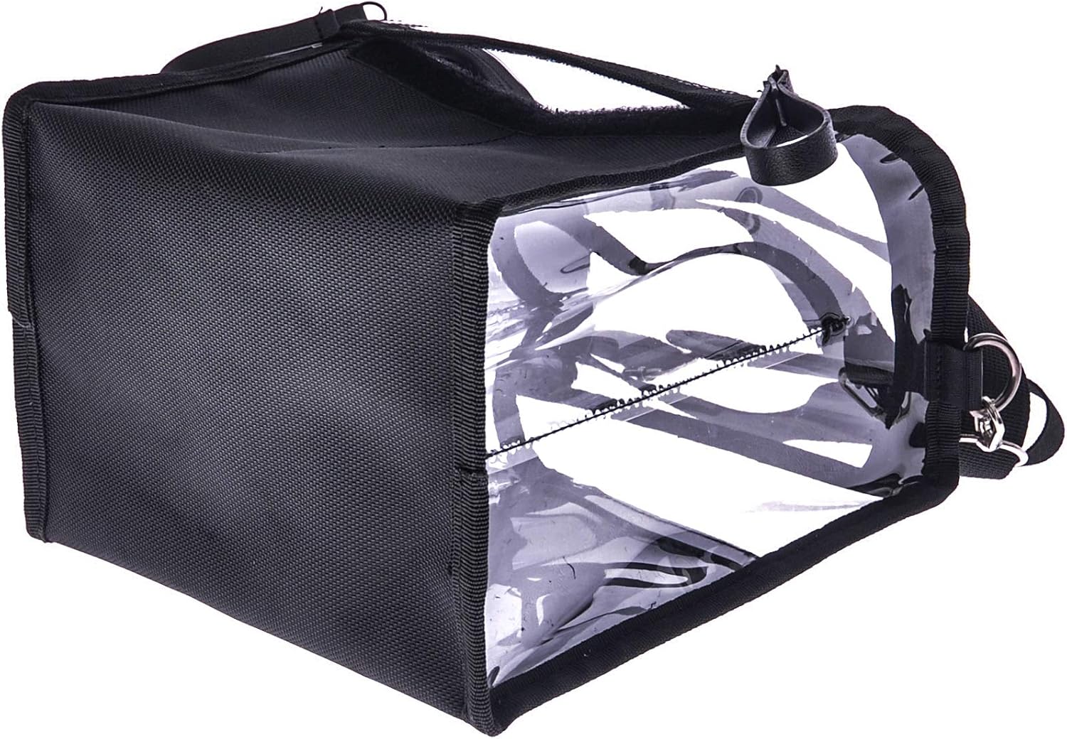 Trave Medium Makeup Brush Buddy Makeup Brush Holder Bag Cosmetic Kits Beauty Accessories Storage Organizer Bag with 4 Dividers & Shoulder Straps