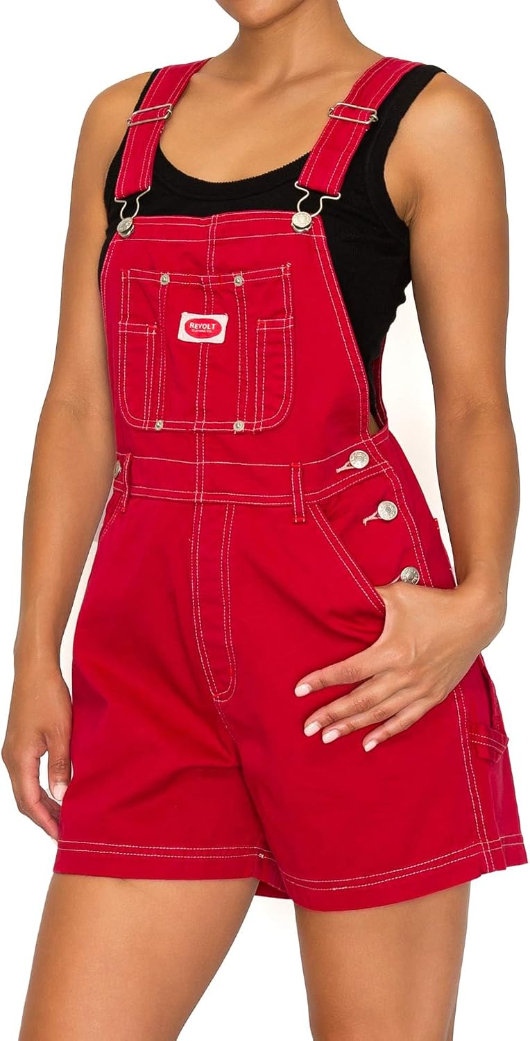 Chill Out Shortalls – Pink Ice