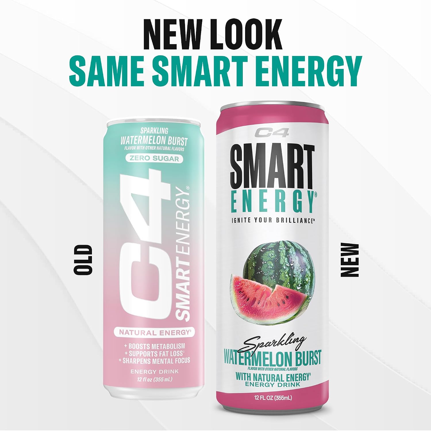 C4 Smart Energy Drink, 200mg Caffeine, 12 Fl Oz 12pk