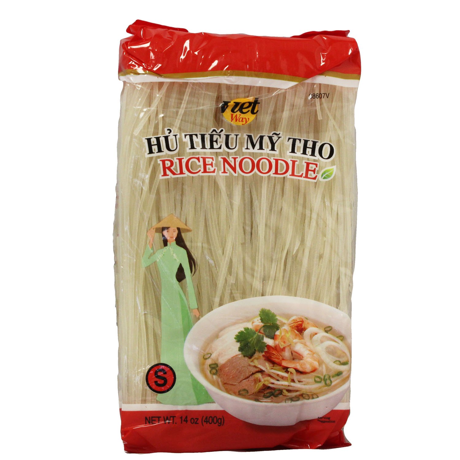 Viet Way Rice Noodle Sticks for Pho, 14oz (3 Packs) (S)