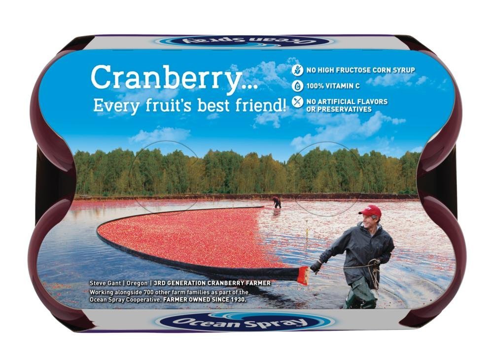 Ocean Spray® Cran-Grape® Juice Drinks, 10 Ounce Bottles, 6 Count | Ocean Spray® Cran-Grape® Juice Drinks, Made with Real Fruit Juice, 10 Fluid Ounce Bottles, 6 Count