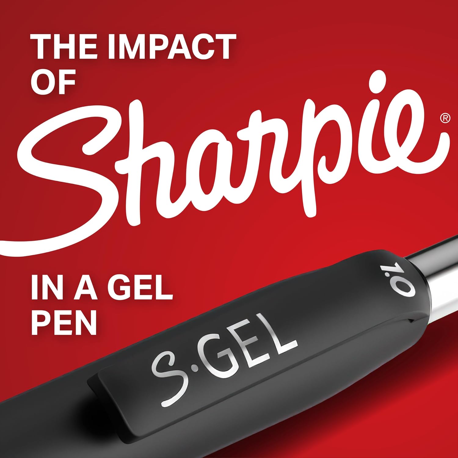 Sharpie S-Gel Pens, Medium Point (0.7mm), Blue Ink, 12 Count - Ideal for Writing, Journaling, Note-Taking, College Supplies