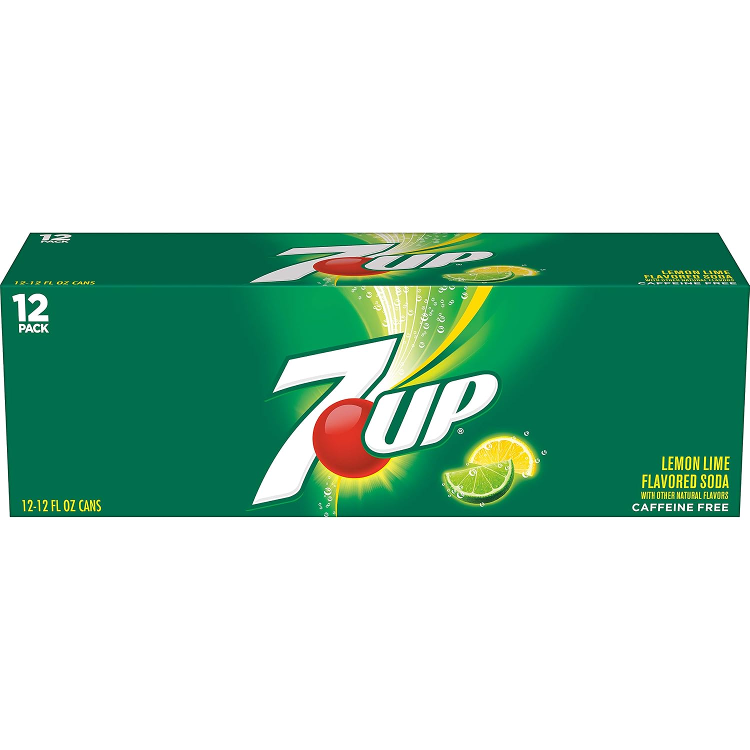 7UP Lemon Lime Soda, 12 fl oz cans, 12 pack