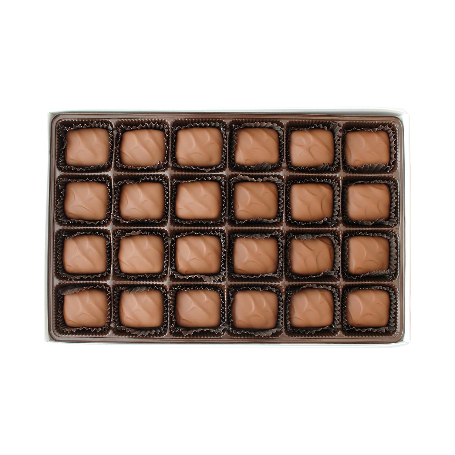 Vermont Nut Free Chocolates Boxed Chocolate Caramels (Assorted Chocolate) 12-Piece, Nut-Free, Egg-Free, Kosher