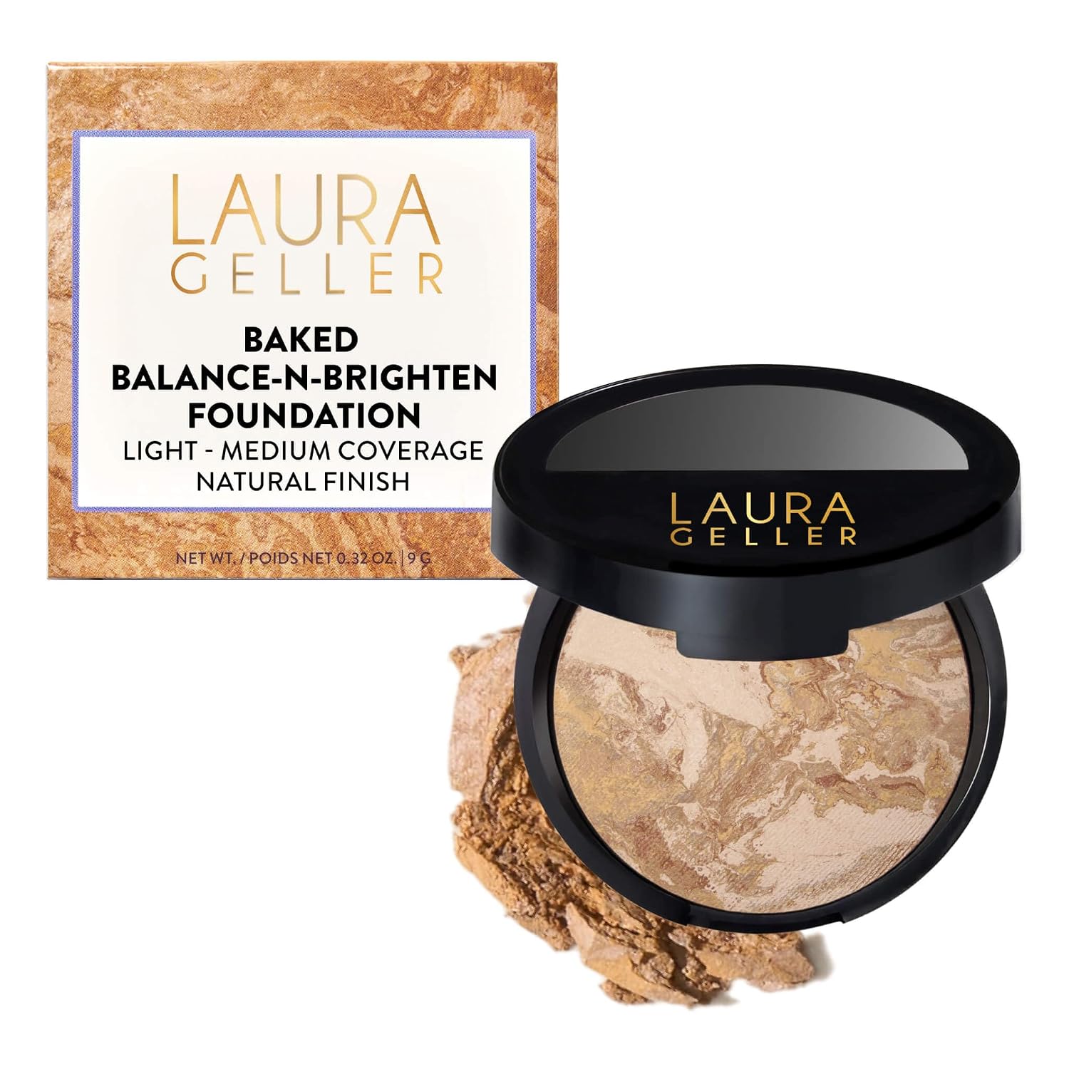 LAURA GELLER Baked Balance-n-Brighten Powder Foundation – Fair
