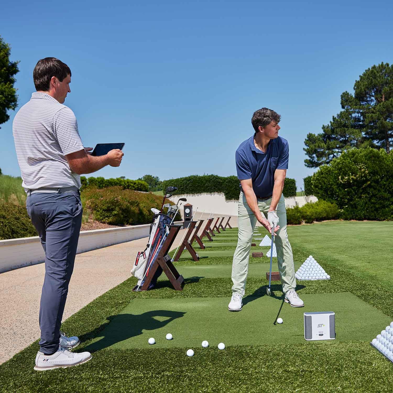 SkyTrak+ Golf Launch Monitor & Simulator with Free Foresight Course Play | Indoor/Outdoor Use, Dual Doppler Radar & Photometric Camera | Shot & Club Data, Real-Time Feedback, Simulation Ready