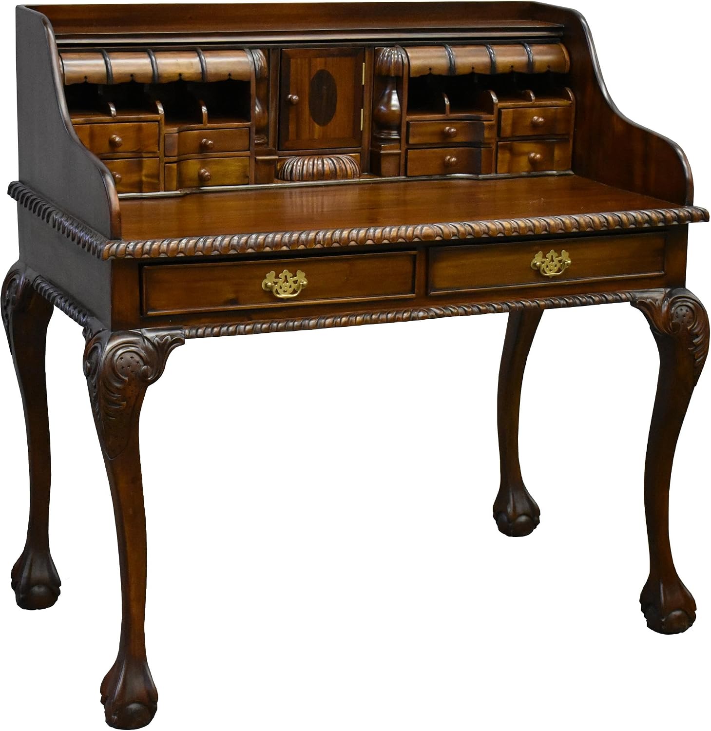 Crafters and Weavers Legacy Escritoire Secretary Desk - Brown Walnut