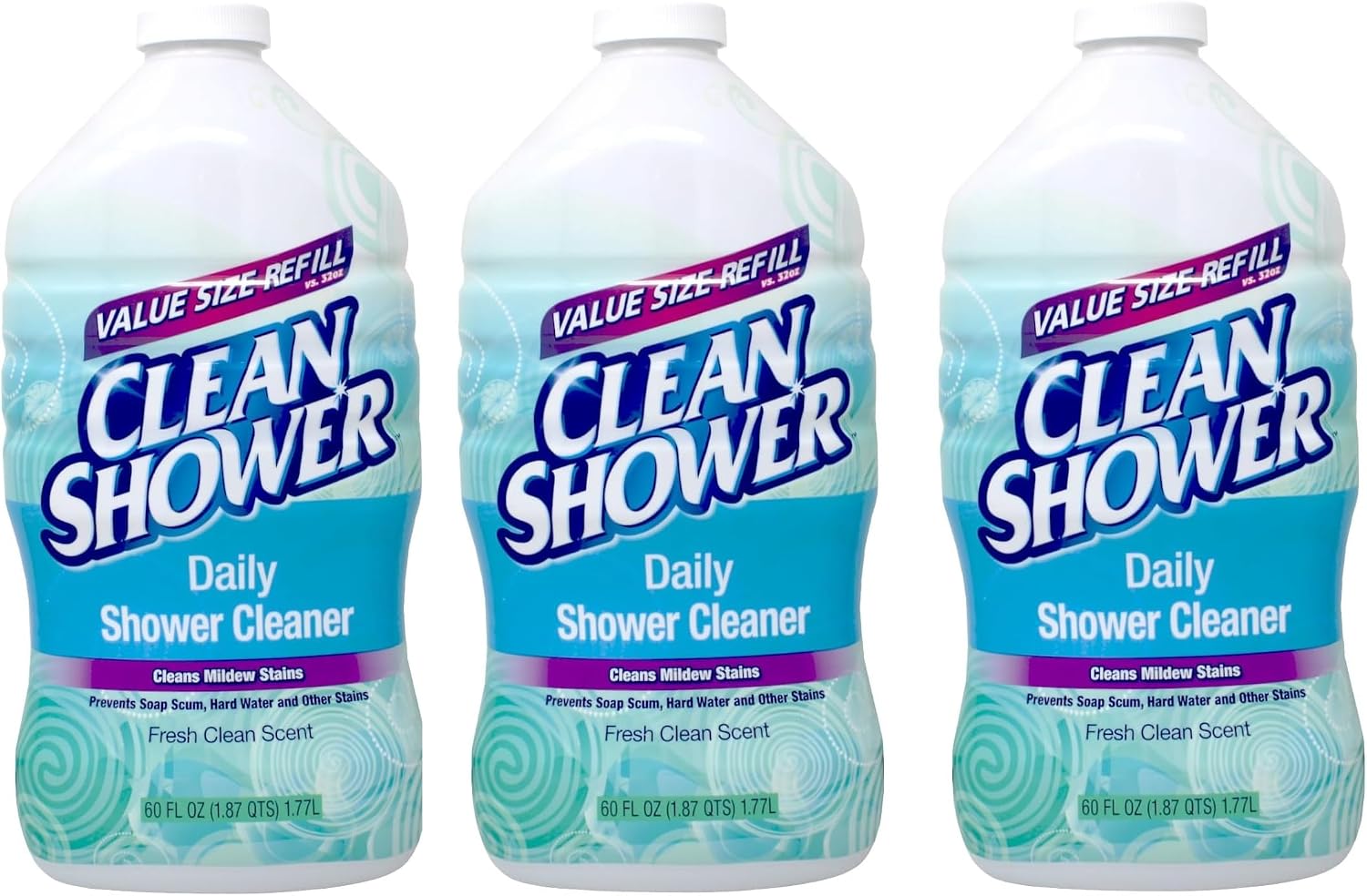 CLEAN SHOWER REFILL FRESH CLEAN SCENT 60 OZ (3 Pack)