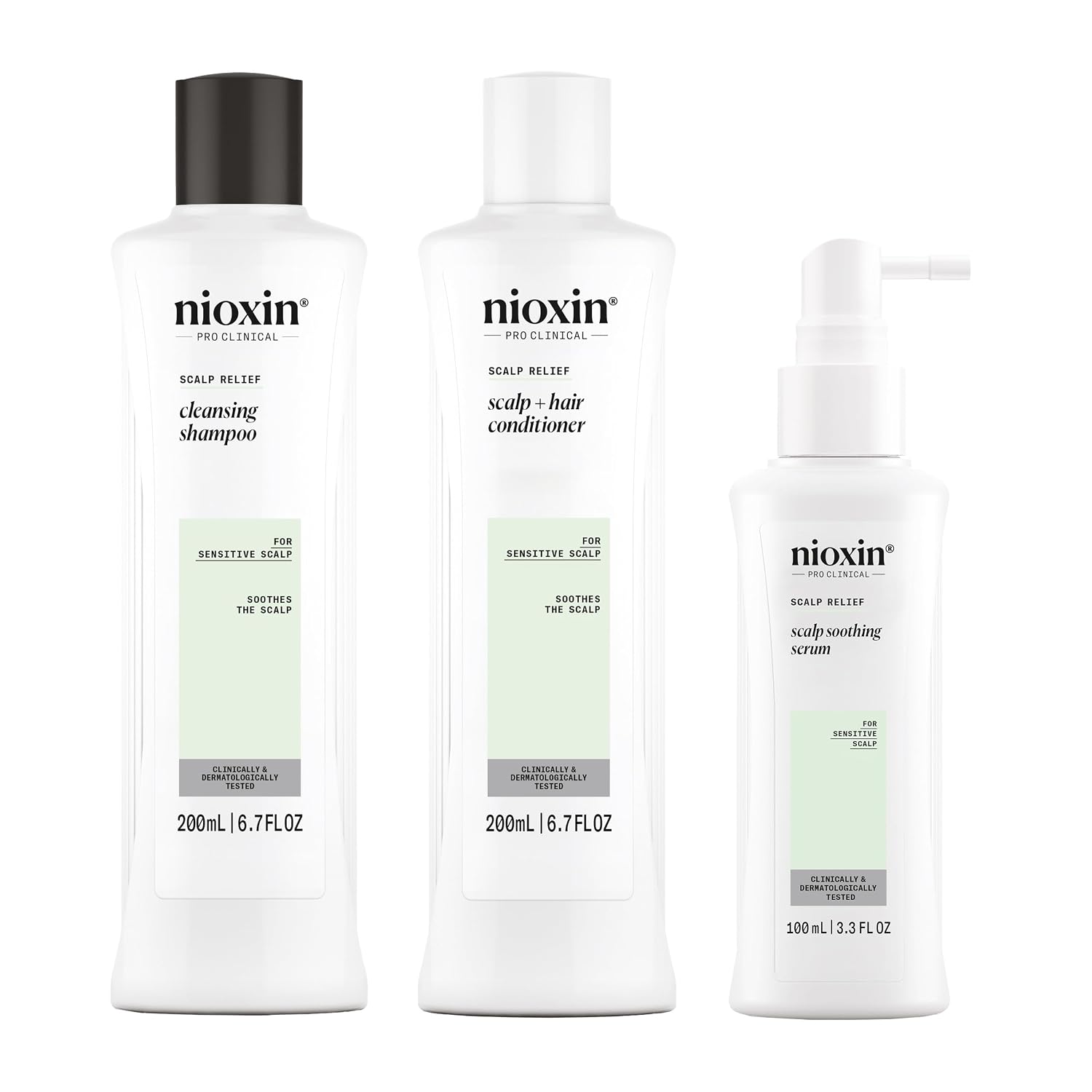 NIOXIN Scalp Relief System Kit | Soothes, Hydrates & Thickens Hair