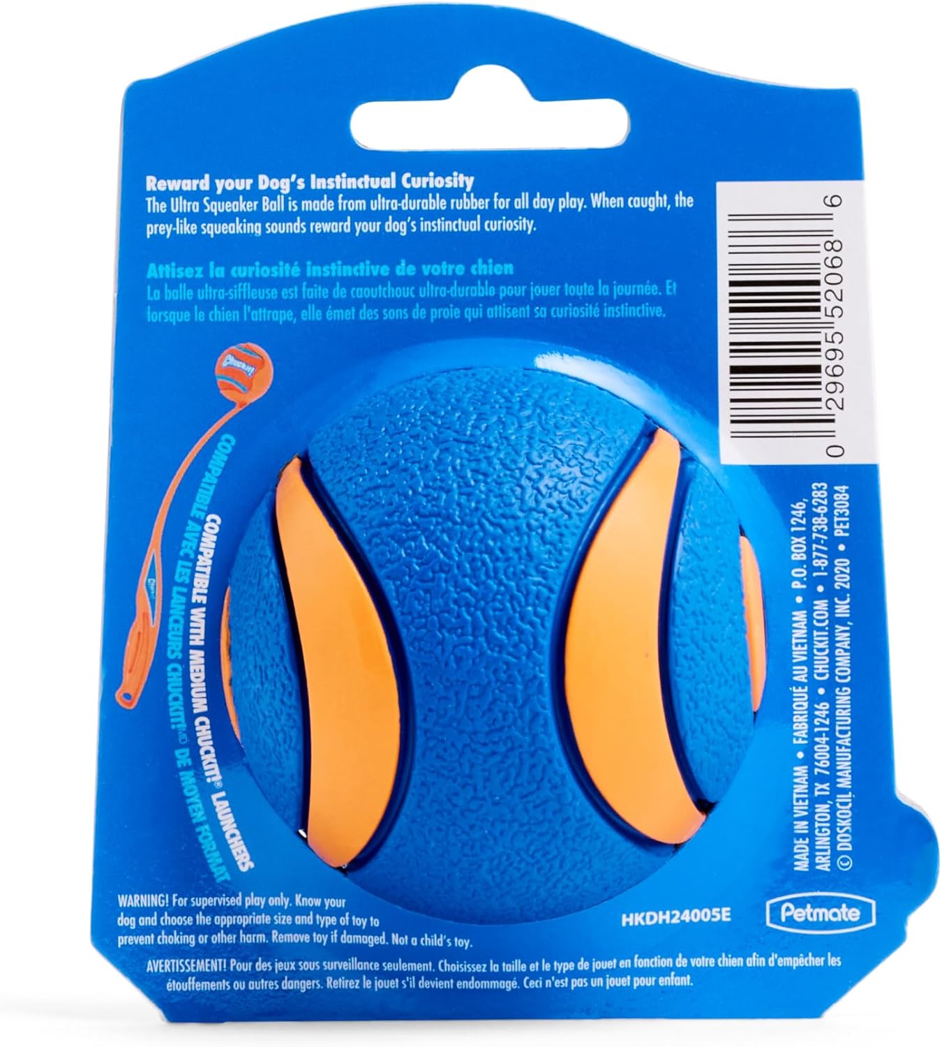 Chuckit! Ultra Ball Dog Toy, Balls for Dogs to Fetch, Durable Rubber, Small 2-inch, Pack of 2