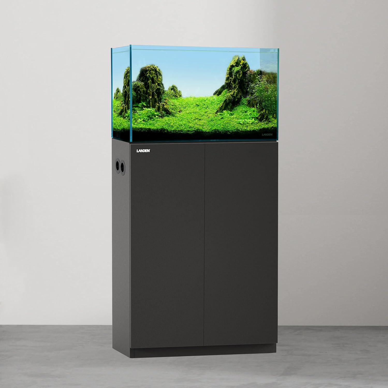 LANDEN Wooden Aquarium Stand & Cabinet, 20 Gallon Fish Tank, 17.7x17.7in
