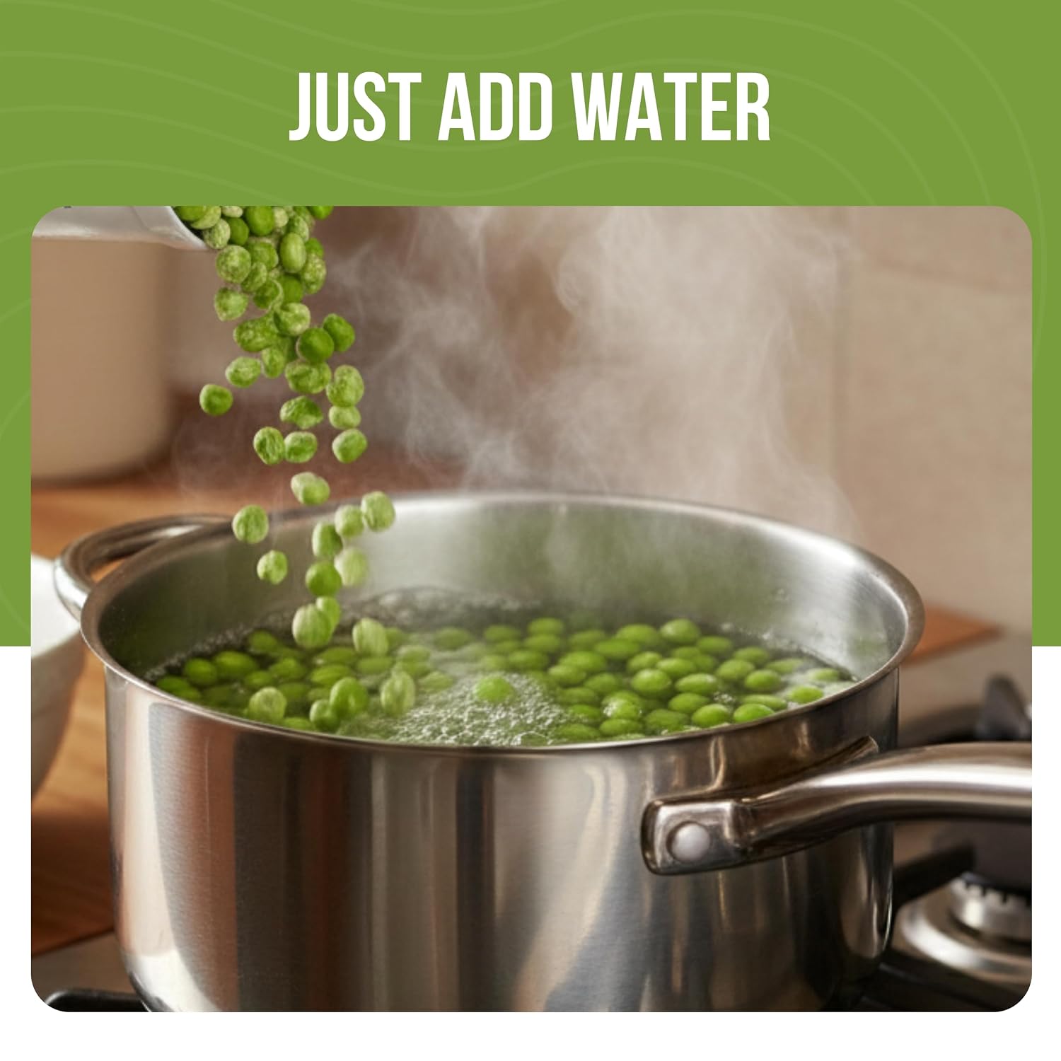 Augason Farms Freeze-Dried Peas Can | Emergency Food Supply, 30 Servings, 30 Year Shelf Life, Great for Cooking, Side Dishes, and Snacks