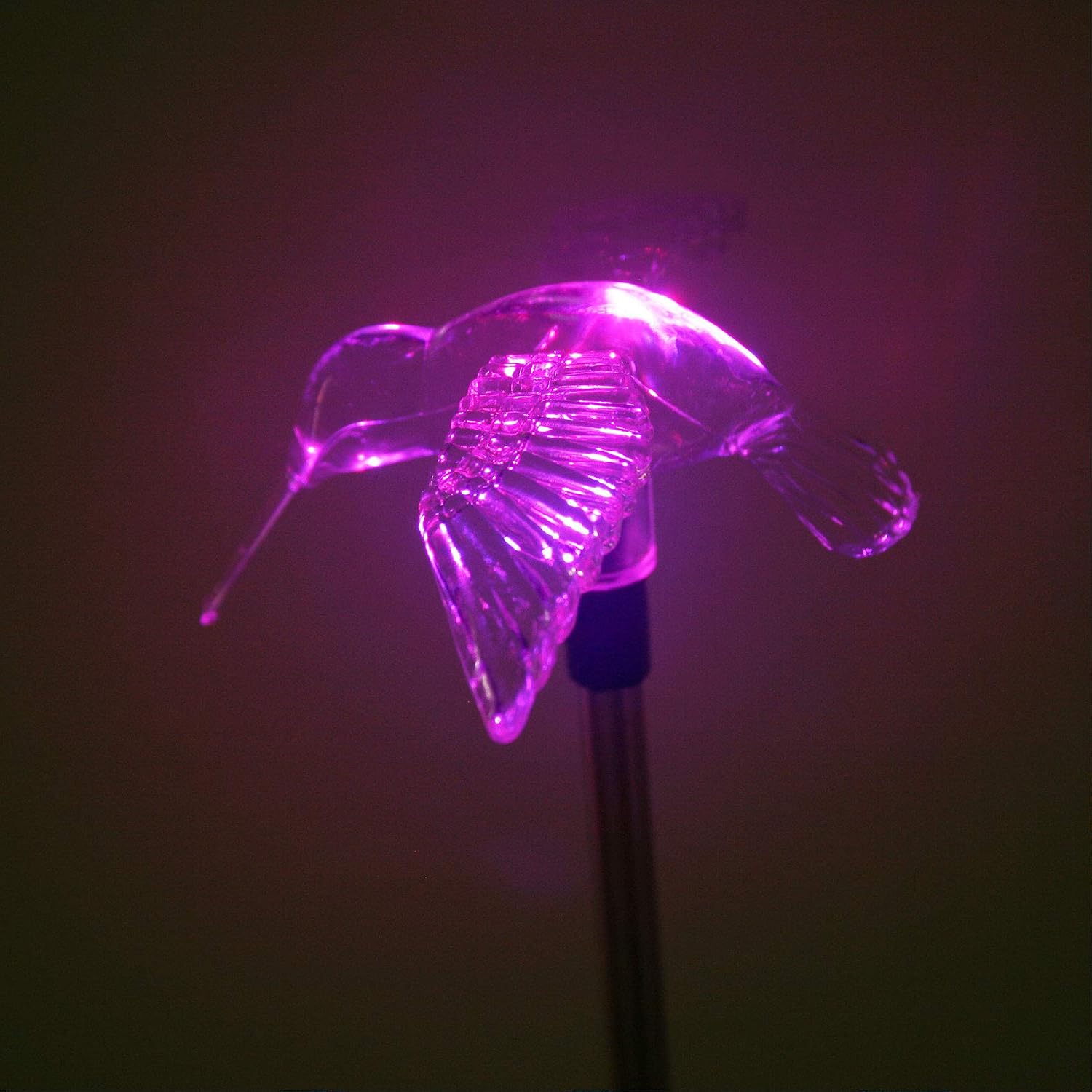 1PCS Waterproof Outdoor Solar Garden Stake Light w Color Charging