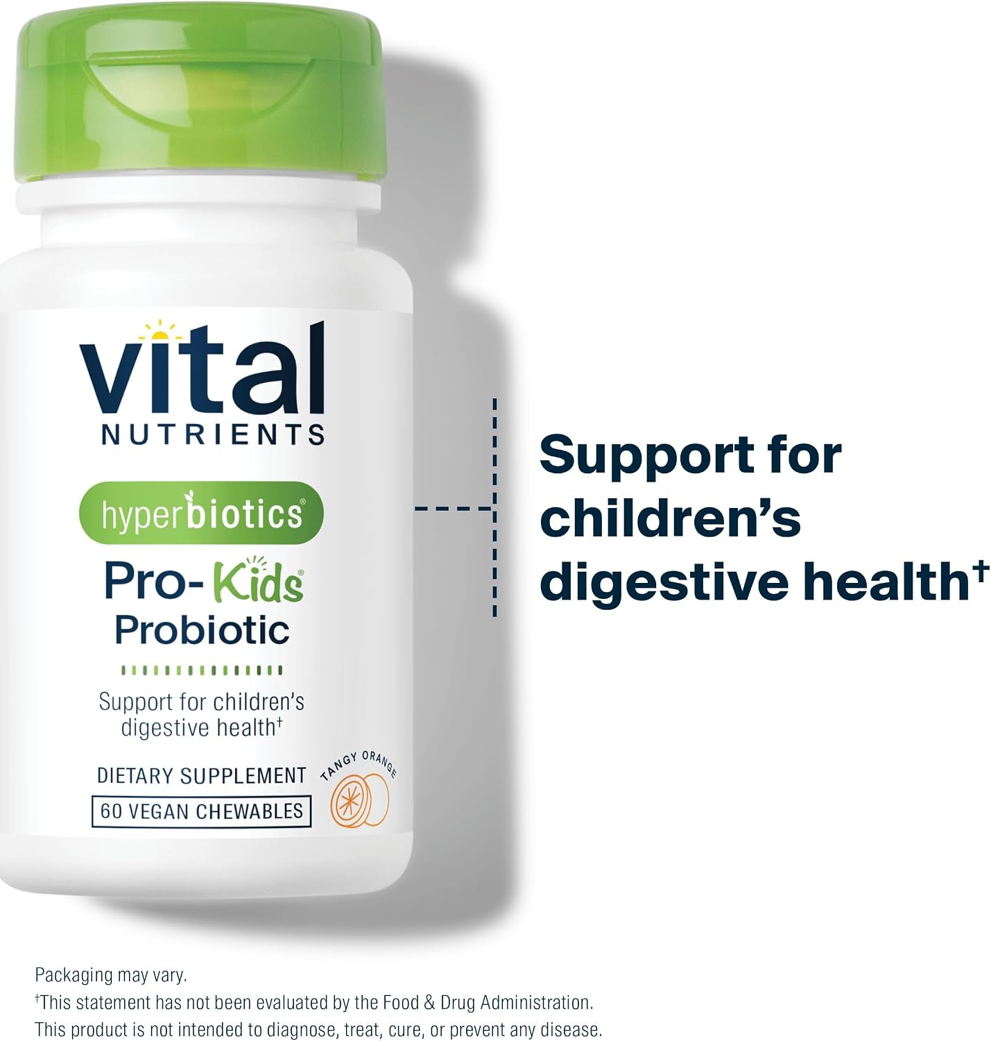 Hyperbiotics Vital Nutrients Pro Kids Probiotic ENT | Toddler Probiotics for Kids Ear, Nose and Throat | Targeted Immune and Digestive Health | Strawberry-Vanilla 45 Sugar-Free Chewable Tablets