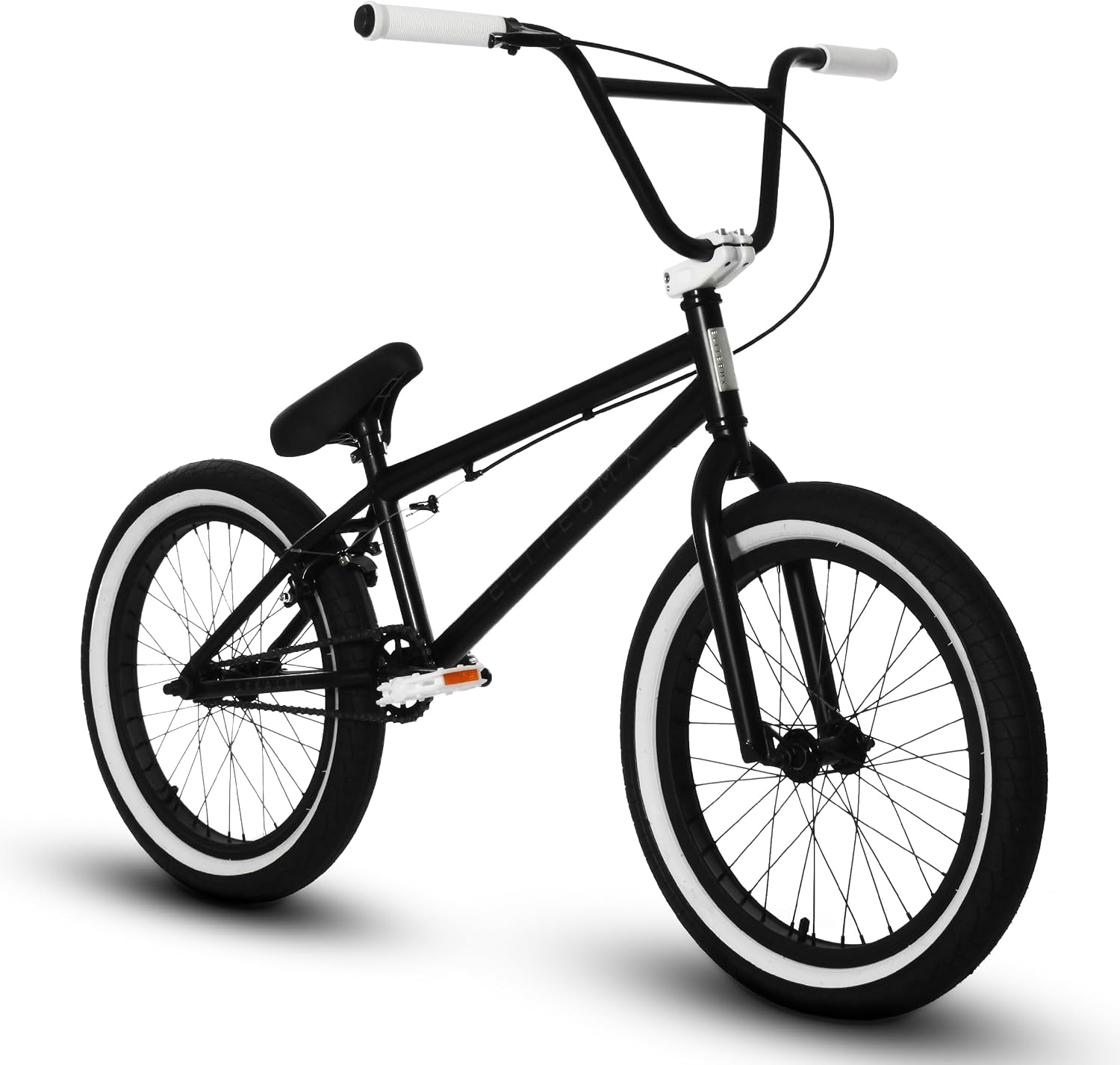Elite BMX Stealth Freestyle Bike for Youth & Adults, Durable Steel Frame, Available in 16", 18", and 20" Sizes