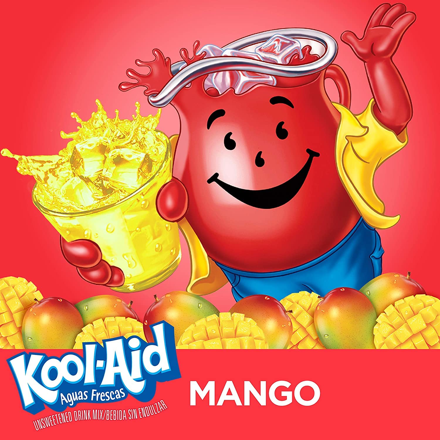 Kool-Aid Tropical Punch Flavored Unsweetened Caffeine Free Powdered Drink Mix (96 Packets)